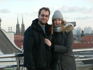 Chris and Jo in Wrocław, Poland.